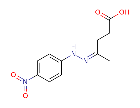 Pentanoic acid,4-[2-(4-nitrophenyl)hydrazinylidene]- cas  1568-48-5