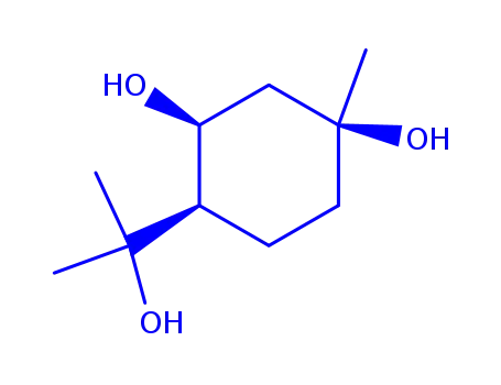 Molecular Structure of 155348-06-4 (p-Menthane-1,3,8-triol)