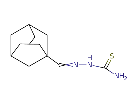 Molecular Structure of 15502-76-8 (1-Adamantanecarbaldehydethiosemicarbazone)
