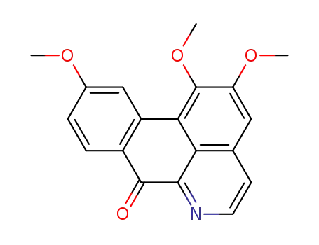 Molecular Structure of 15562-42-2 (1,2,10-trimethoxy-6-methyl-4,5,6,6a-tetrahydro-7H-dibenzo[de,g]quinolin-7-one)