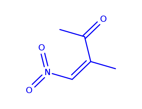 Molecular Structure of 155990-64-0 (3-Buten-2-one, 3-methyl-4-nitro- (9CI))