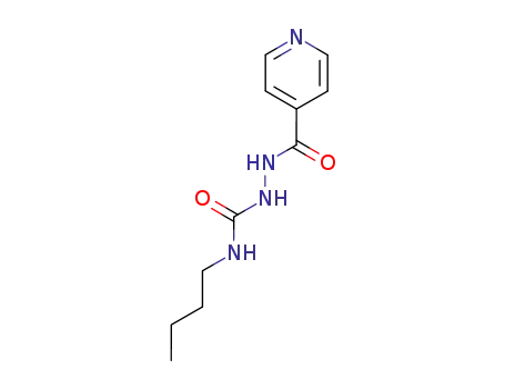 Molecular Structure of 15563-03-8 (N-butyl-2-(pyridin-4-ylcarbonyl)hydrazinecarboxamide)