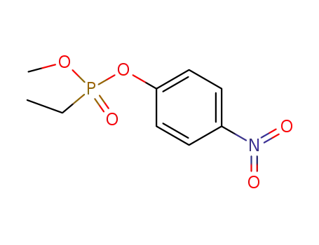 Molecular Structure of 15536-01-3 (Ethylphosphonic acid p-nitrophenyl(methyl) ester)
