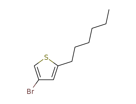 155954-63-5,4-Bromo-2-hexylthiophene,4-Bromo-2-hexylthiophene;
