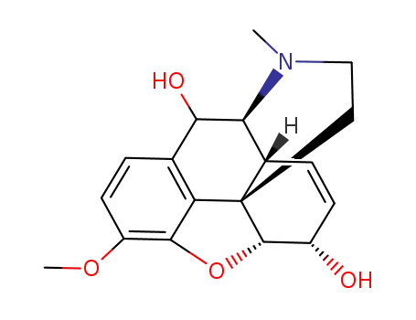 Molecular Structure of 1777-89-5 (10-HYDROXYCODEINE)