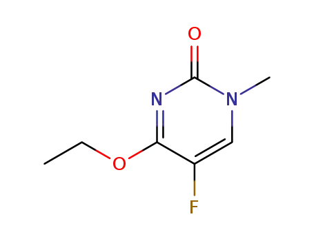 Molecular Structure of 154-91-6 (4-ethoxy-5-fluoro-1-methylpyrimidin-2(1H)-one)