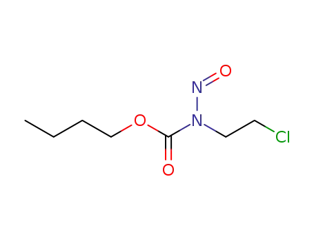 Molecular Structure of 63884-91-3 (N-(2-Chloroethyl)-N-nitrosocarbamic acid butyl ester)