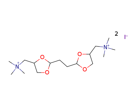 (ETHYLENEBIS(1,3-DIOXOLANE-2,4-DIYLMETHYLENE))BIS(TRIMETHYLAMMONIUM) DIIODIDECAS