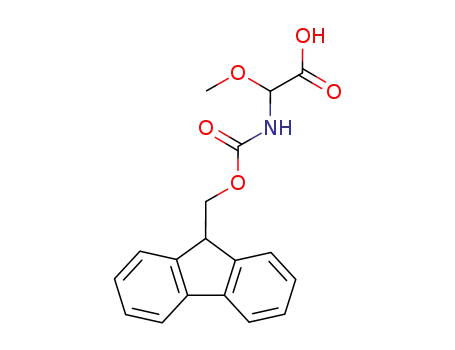Molecular Structure of 156059-09-5 ((R,S)-FMOC-ALPHA-METHOXYGLYCINE)