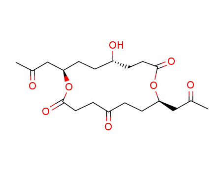 13-Hydroxy-8,16-bis(2-oxopropyl)-1,9-dioxacyclohexadecane-2,5,10-trione