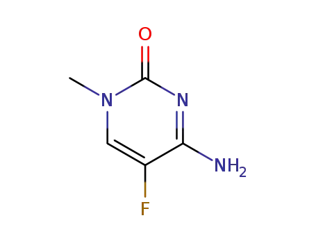 Molecular Structure of 155-15-7 (5-FLUORO-1-METHYL-CYTOSINE)