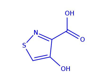 Molecular Structure of 178316-76-2 (3-Isothiazolecarboxylicacid,4-hydroxy-(9CI))