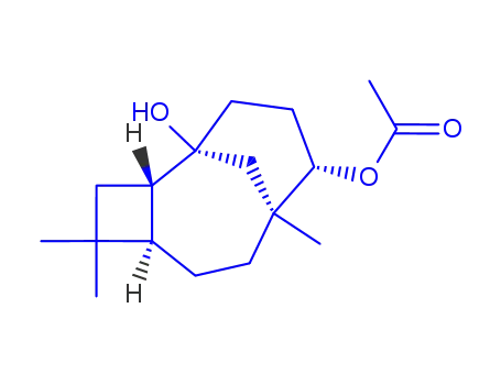 Molecular Structure of 155488-34-9 (1,9-Caryolanediol 9-acetate)