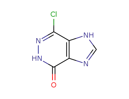 Molecular Structure of 28683-00-3 (7-chloro-5,6-dihydro-4H-imidazo[4,5-d]pyridazin-4-one)
