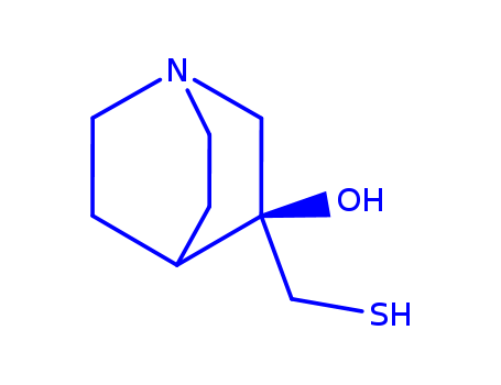 1-Azabicyclo[2.2.2]octan-3-ol,3-(mercaptomethyl)-, (S)- (9CI)