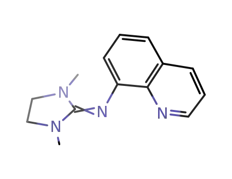 Molecular Structure of 1144101-49-4 (N-(1,3-dimethylimidazolidin-2-ylidene)quinoline-8-amine)