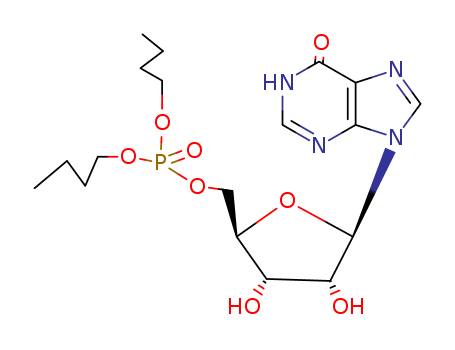 15923-57-6,9-[5-O-(dibutoxyphosphoryl)pentofuranosyl]-3,9-dihydro-6H-purin-6-one,NSC 407333