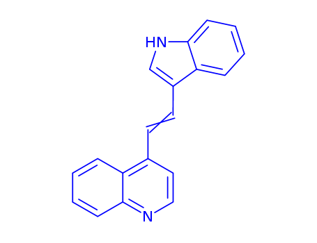 Quinoline,4-[2-(1H-indol-3-yl)ethenyl]-