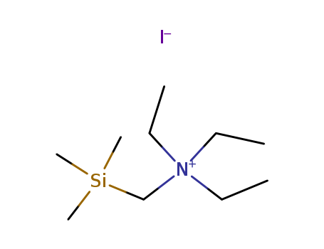 Ethanaminium,N,N-diethyl-N-[(trimethylsilyl)methyl]-, iodide (1:1)