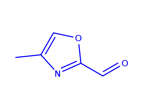 Molecular Structure of 159015-07-3 (2-Oxazolecarboxaldehyde, 4-methyl-)