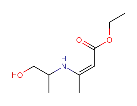 N-(hydroxy-2' methyl-1' ethyl) amino-3 butene-2 oate d'ethyle
