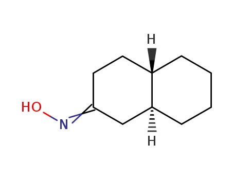 Molecular Structure of 15876-37-6 ((2E)-octahydronaphthalen-2(1H)-one oxime)