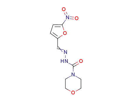 Molecular Structure of 15970-86-2 (N'-[(5-Nitro-2-furyl)methylene]morpholine-4-carbohydrazide)