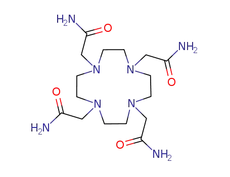 Molecular Structure of 157599-02-5 (1,4,7,10-Tetrakis(aminocarbonylmethyl)-1,4,7,10-tetraazacyclododecane)