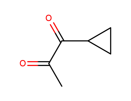 Molecular Structure of 15940-89-3 (1-Cyclopropylpropane-1,2-dione)
