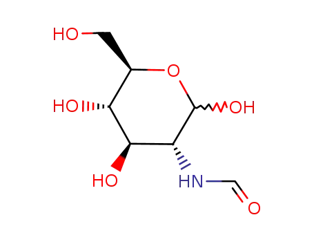 Molecular Structure of 15961-56-5 (2-deoxy-2-(formylamino)hexopyranose)
