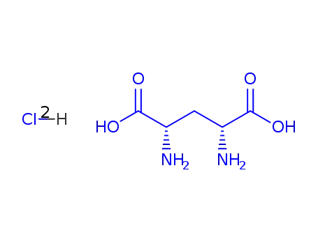 Molecular Structure of 159206-44-7 ((2S,4S)-Diaminoglutaric acid 2HCl)