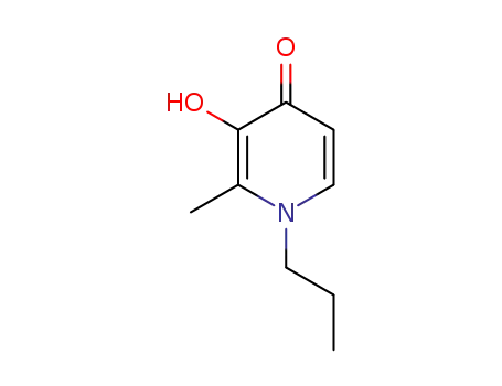 Molecular Structure of 30652-13-2 (1-propyl-2-methyl-3-hydroxypyrid-4-one)