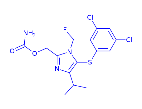 1H-Imidazole-2-methanol,5-[(3,5-dichlorophenyl)thio]-1-(fluoromethyl)-4-(1-methylethyl)-, carbamate(ester) (9CI)