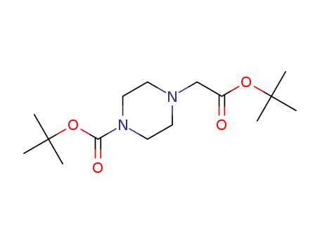 Molecular Structure of 180576-04-9 (TERT-BUTYL 4-(2-TERT-BUTOXY-2-OXOETHYL)PIPERAZINE-1-CARBOXYLATE)