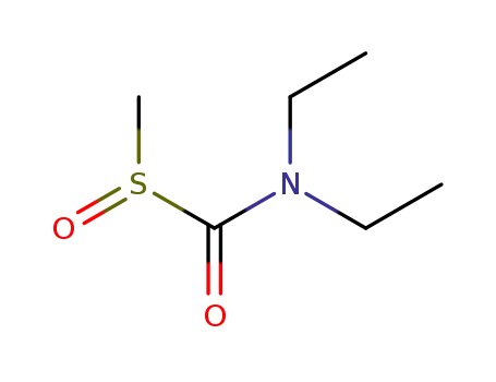 Molecular Structure of 140703-15-7 (S-Methyl-N,N-diethylthiocarbamate Sulfoxide)