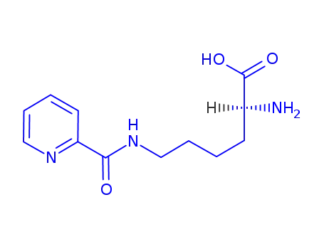 Molecular Structure of 158276-23-4 (H-LYS(NICOTINOYL)-OH HCL)
