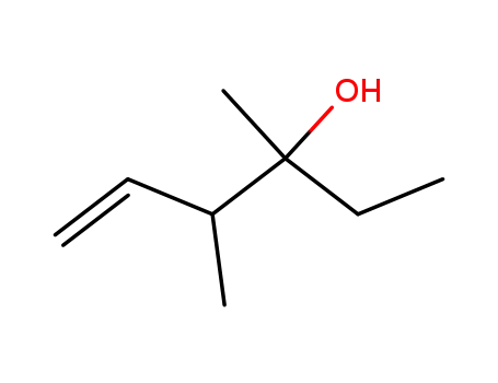 Molecular Structure of 1569-45-5 (3,4-Dimethyl-5-hexen-3-ol)