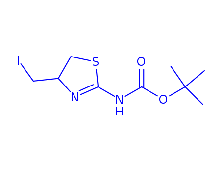 tert-butyl 4-(iodomethyl)-4,5-dihydrothiazol-2-ylcarbamate