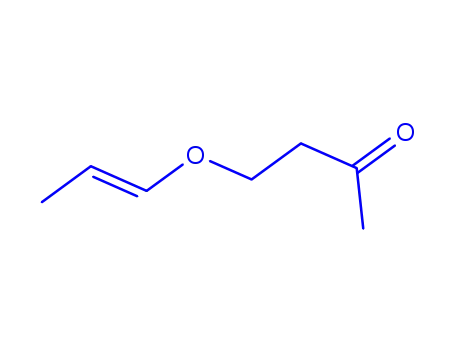 Molecular Structure of 183367-77-3 (2-Butanone, 4-(1-propenyloxy)- (9CI))