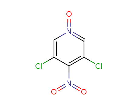 Molecular Structure of 18344-58-6 (3,5-DICHLORO-4-NITROPYRIDINE N-OXIDE)
