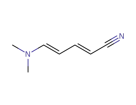 Molecular Structure of 77226-56-3 (2,4-Pentadienenitrile,5-(dimethylamino)-,(2E,4E)-(9CI))