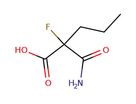 2-Carbamoyl-2-fluoropentanoic acid
