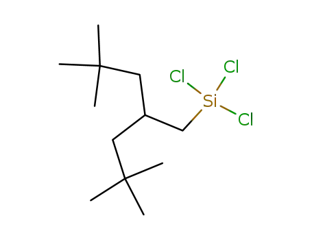 Molecular Structure of 18081-51-1 (trichloro-(4,4-dimethyl-2-neopentyl-pentyl)-silane)