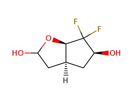 2H-CYCLOPENTA[B]FURAN-2,5-DIOL,6,6-DIFLUOROHEXAHYDRO-