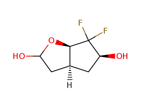 2H-Cyclopenta[b]furan-2,5-diol,6,6-difluorohexahydro-(9CI)