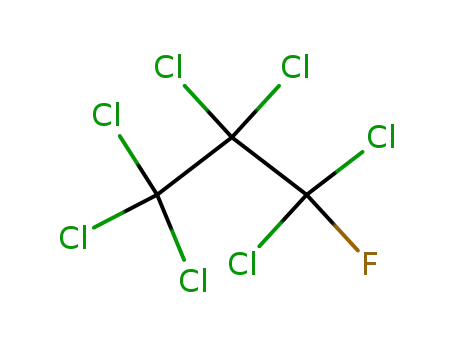 Molecular Structure of 422-78-6 (1,1,1,2,2,3,3-heptachloro-3-fluoro-propane)