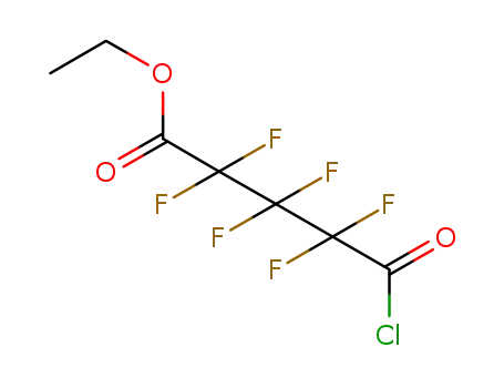 Molecular Structure of 18381-53-8 (ETHYL HEXAFLUOROGLUTARYL CHLORIDE)