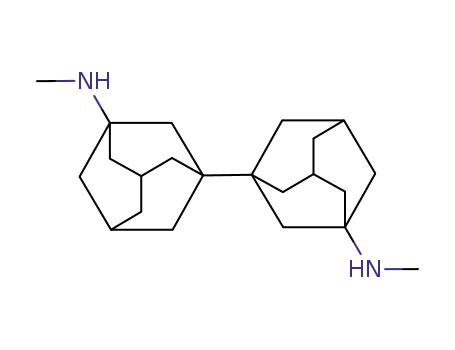 Molecular Structure of 18220-69-4 (N,N'-Dimethyl-1,1'-biadamantane-3,3'-diamine)