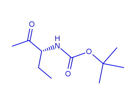 Molecular Structure of 183606-72-6 (Carbamic acid, (1-ethyl-2-oxopropyl)-, 1,1-dimethylethyl ester (9CI))