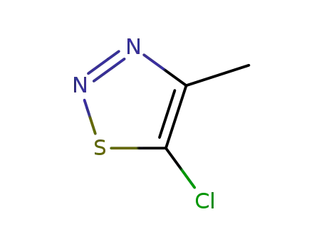 Molecular Structure of 53645-99-1 (5-CHLORO-4-METHYL-1,2,3-THIADIAZOLE)